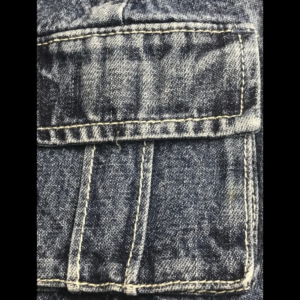 OSHKOSH Jean Embroidered Overall Dress Play 18M